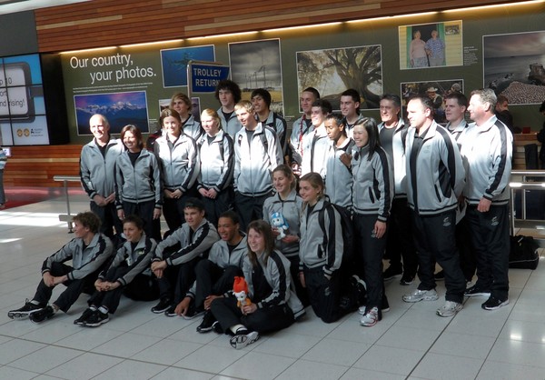 Youth Olympic team today left for Singapore to take part in the inaugural 2010 Youth Olympic Games. 